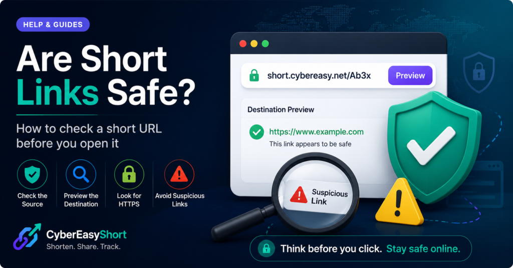 Are short links safe and how to check a short URL before opening it